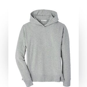Peter Millar British Grey Lava Wash Hoodie Relaxed Fit Women’s Large AGC Logo